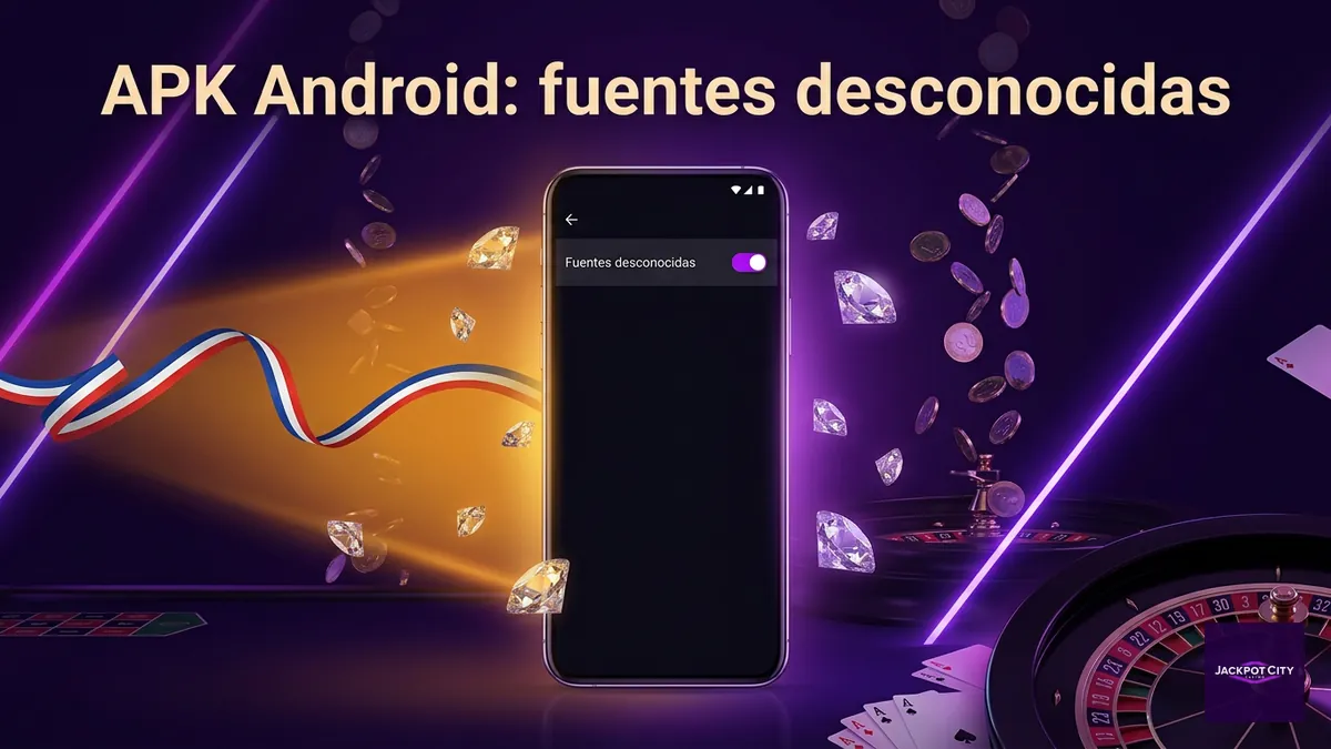 Cómo activar Fuentes desconocidas para instalar el APK de JackpotCity en Android
