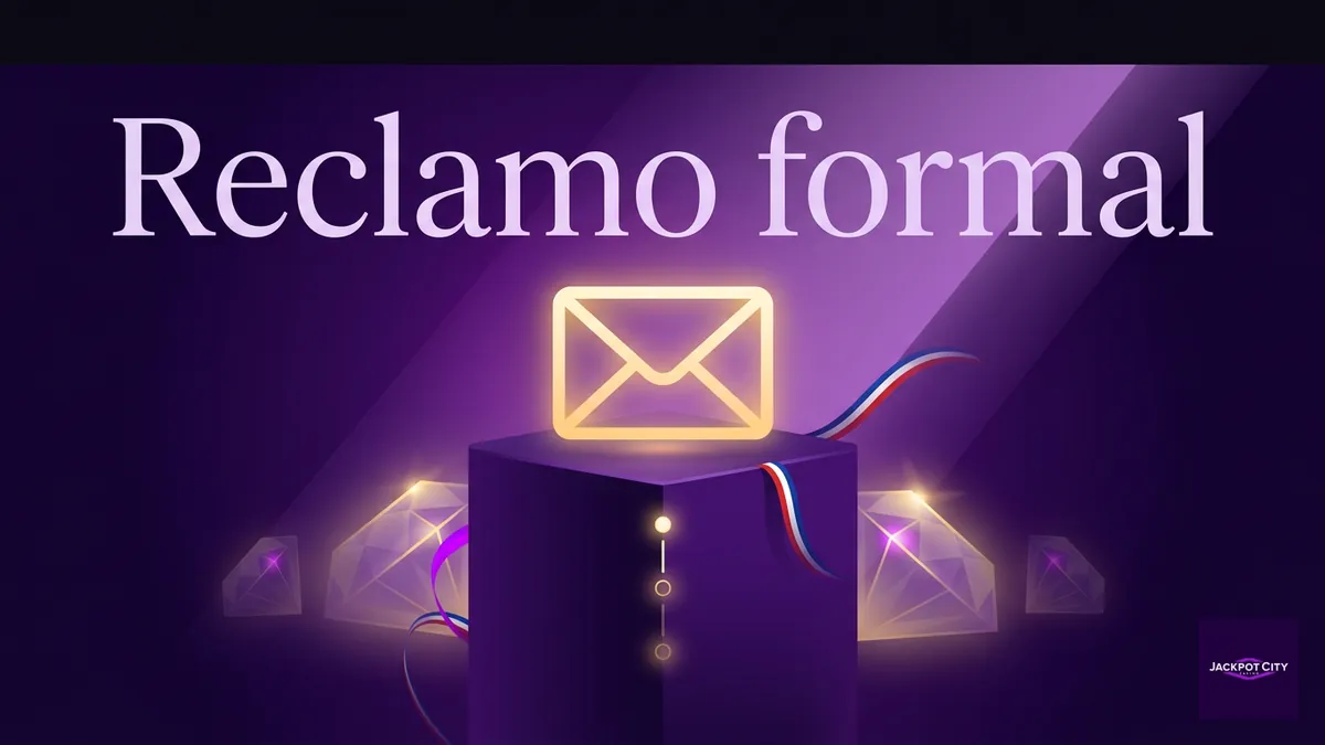 Cómo presentar un reclamo formal por correo en JackpotCity Chile