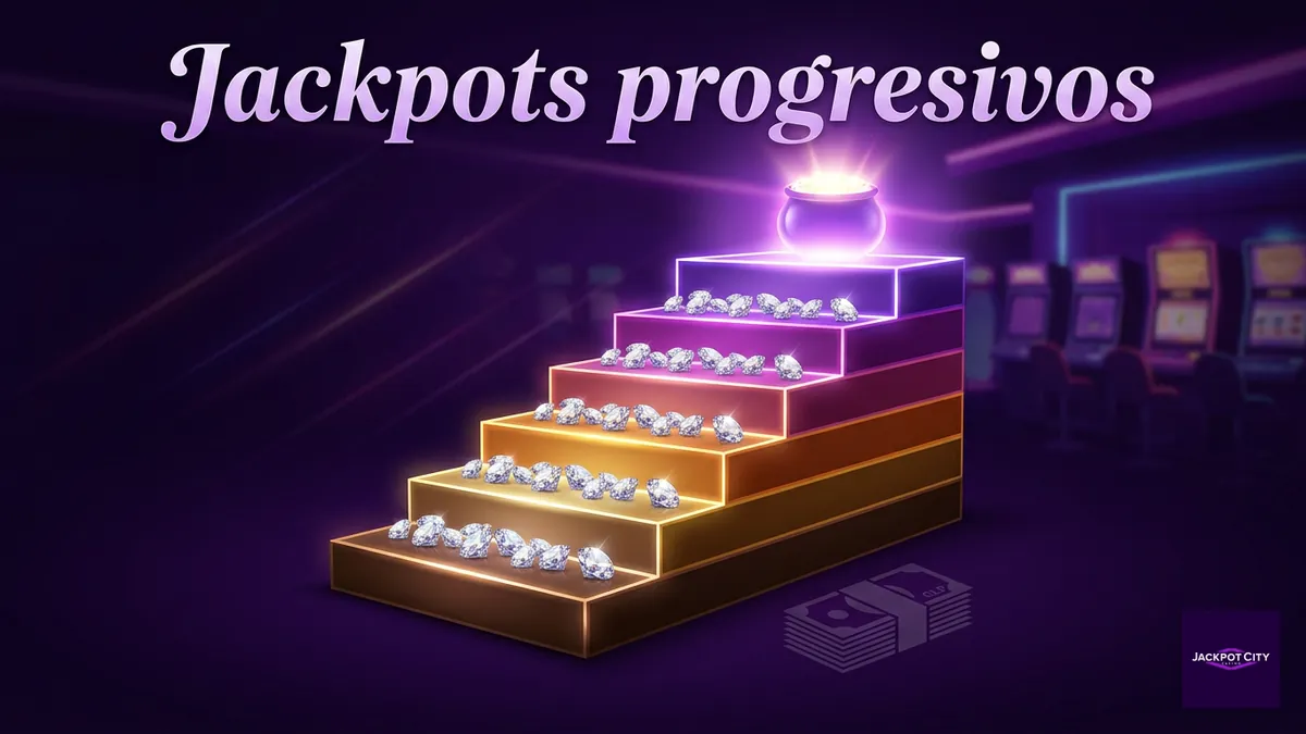 Cómo funcionan los jackpots progresivos en JackpotCity Chile