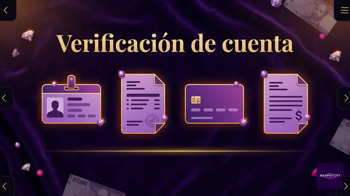 Documentos que puede pedir JackpotCity Chile para verificar la identidad al registrarse